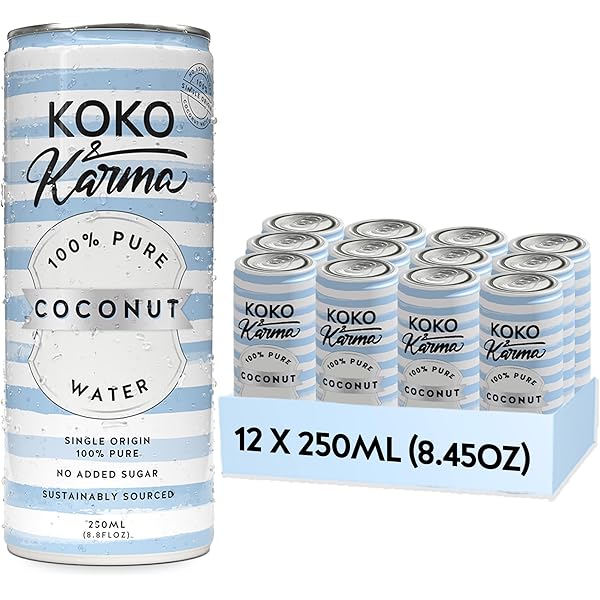 Amazon.com : Koko & Karma – Prebiotic Coconut Water with Lychee